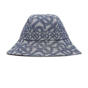 Burberry Monogram Motif Denim Bucket Hat